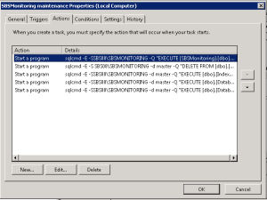 Windows internal database ограничения